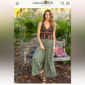 Natural Life Wide Leg Palazzo Pants